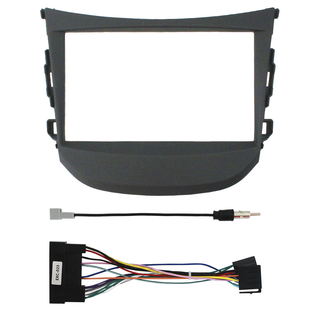 Kit Moldura Painel 7 Pol HB20 2012 13 14 15 16 17 18 19 2020 2 Din Preto Chicote Som Plug Antena Japonês Chinês em Oferta na Shopee