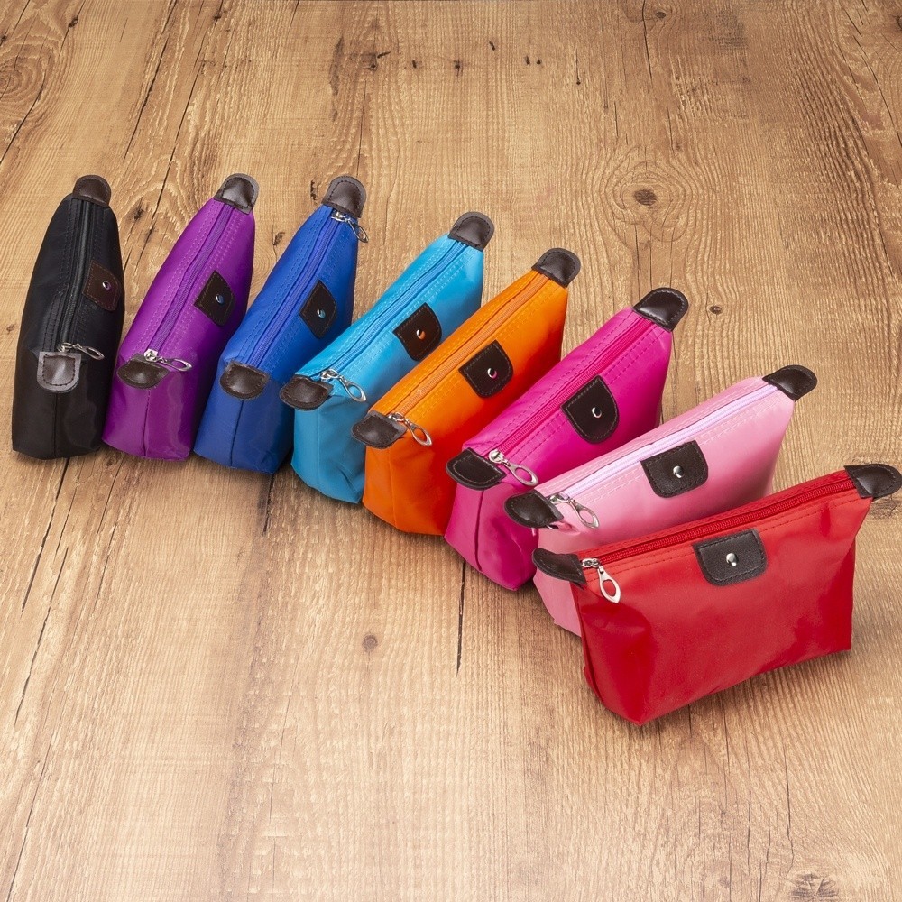 Necessaire Impermeável Bolsa Bolsinha Organizadora Maquiagem Cosméticos Cuidado Pessoal Viagem em Oferta na Shopee