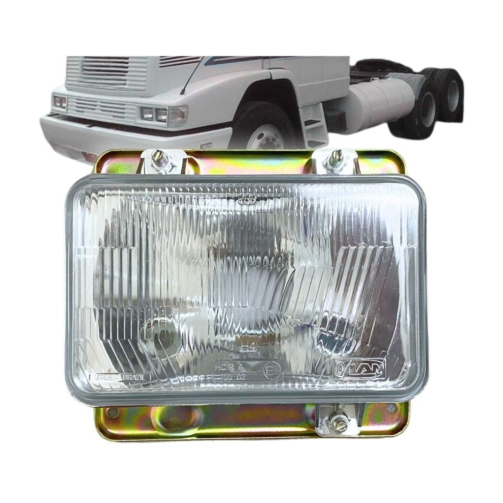 Farol Mercedes Bicudo 93 a 04 1214 1418 1618 1935 1844 LE - Spare Parts and Accessories for Vehicles