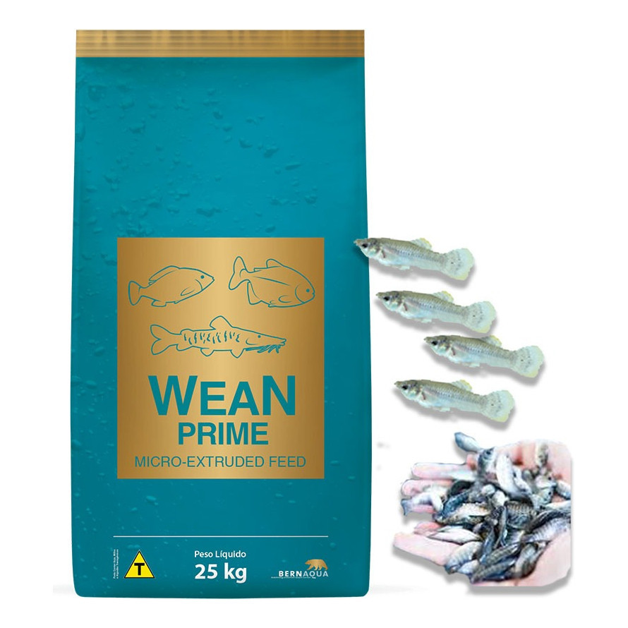 Ração P/ Peixes Alevinos Tilápias, Carpas Inicial 1mm - 15kg