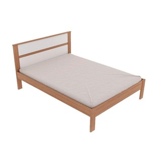 Cama de Casal CM8005 Amêndoa/Branco - Tecno Mobili em Oferta na Shopee