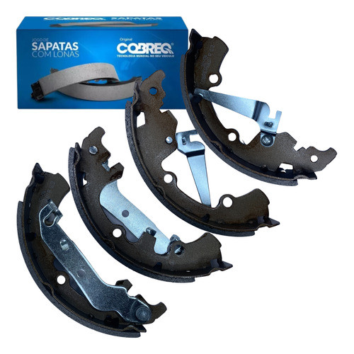 Kit Sapata Freio Traseira Original Cobreq Fiesta Ecosport Zetec 1.0 / 1.6 2002 A 2014 - Spare Parts and Accessories for Vehicles