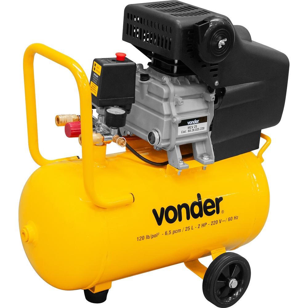 Motocompressor de Ar Mcv 25 25 Litros 220V - Vonder em Oferta na Shopee