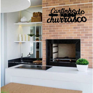 Quadro Decorativo Vazado Cantinho do Churrasco MDF Premium 3mm Decoração em Oferta na Shopee