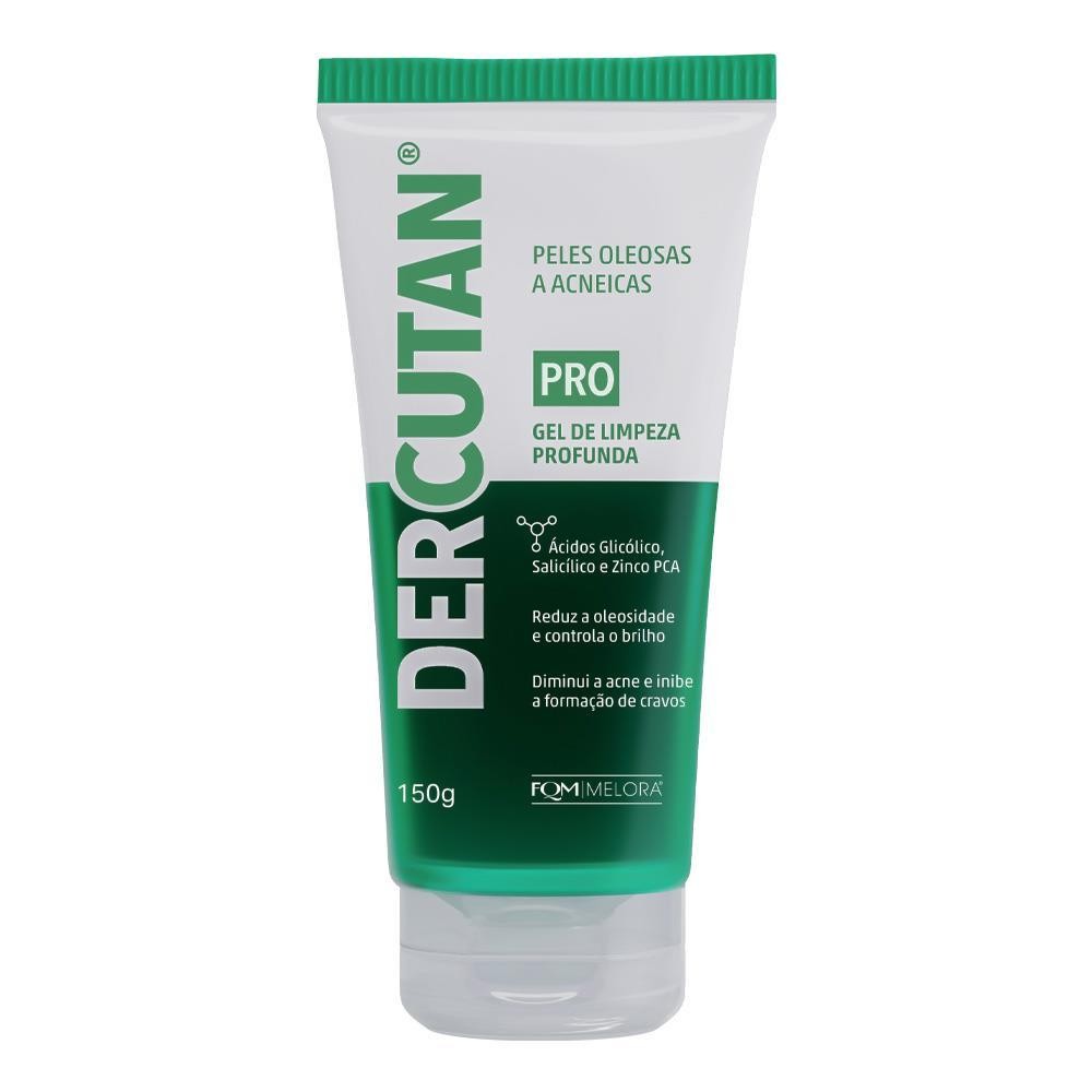 DERCUTAN PRO GEL DE LIMPEZA PROFUNDA COM 150G em Oferta na Shopee