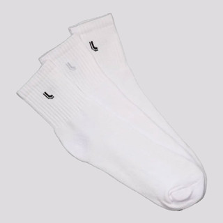 Kit Meia Lupo Sport Walk Cano Médio 3 Pares Branca em Oferta na Shopee