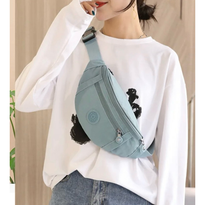 Bolsa Pochete Feminina Masculina Estilosa Esportiva Porta Celular Impermeável Ombro Peito e Cintura em Oferta na Shopee