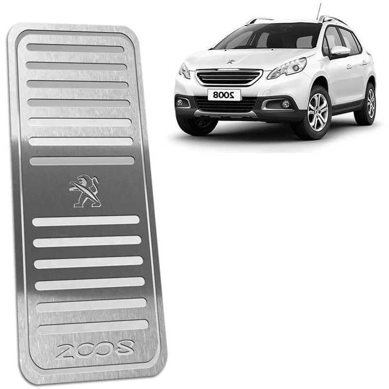 Descanso de Pé Peugeot 2008 15/19 - Aço Inox em Oferta na Shopee