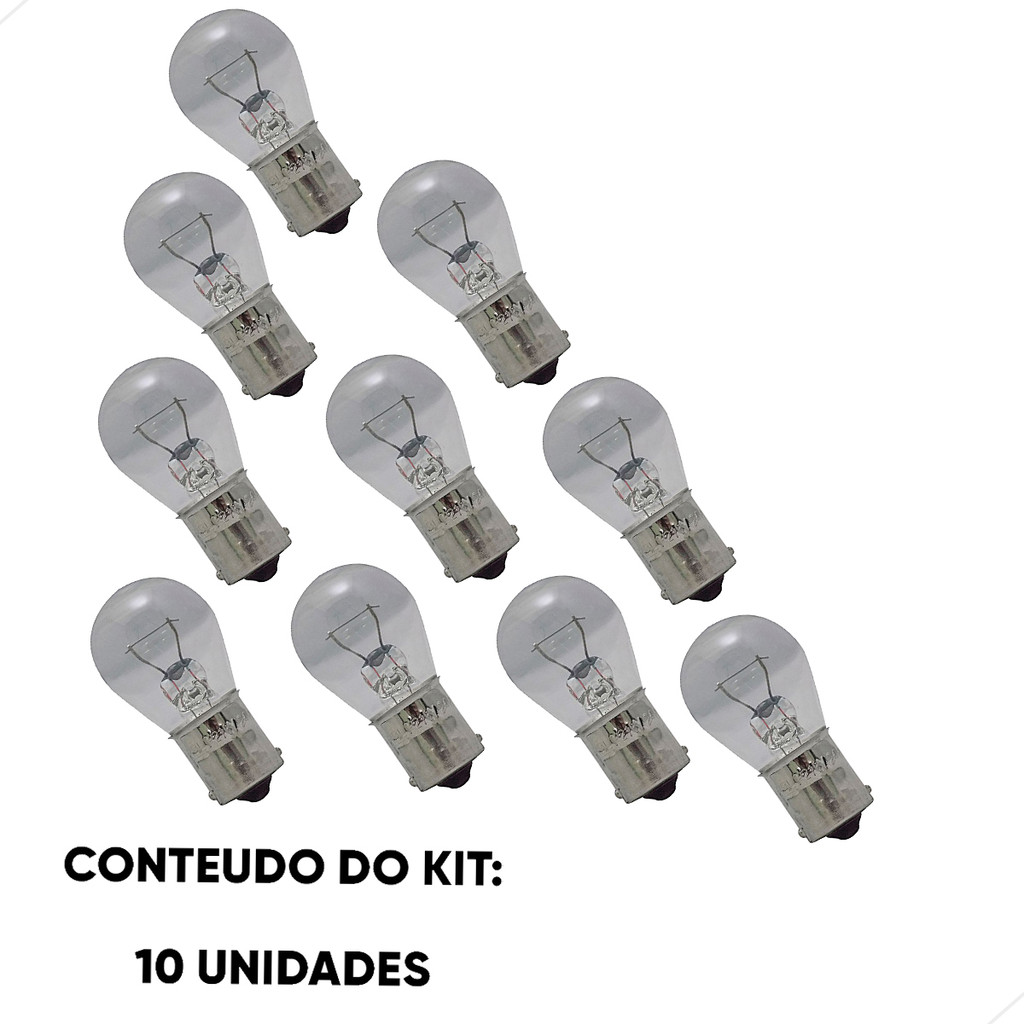 Kit Lâmpada 1141 24v 021w - 10 Unidades (kt10tk3630) 70927 em Oferta na Shopee