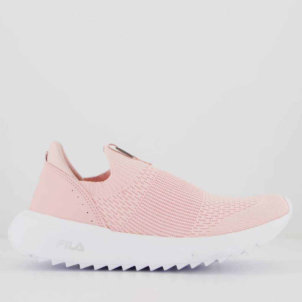 Tênis Fila Calzini II Feminino Rosa e Branco em Oferta na Shopee