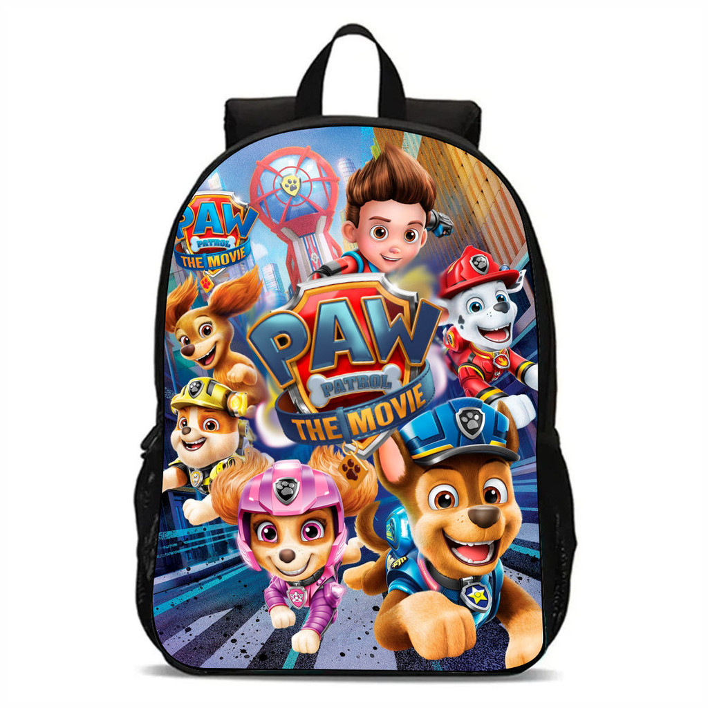 Mochila Infantil Escolar Patrulha Canina Filme Animação Meninos Meninas