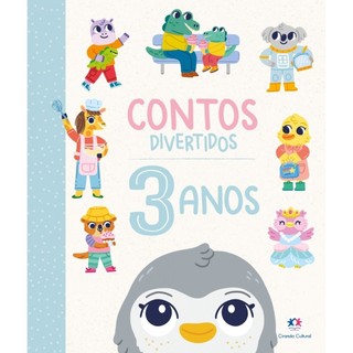 Livro Contos divertidos  - 3 anos Capa Dura Ciranda Cultural em Oferta na Shopee