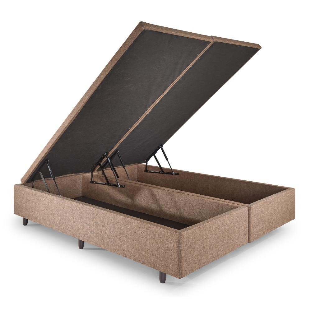 Box Baú Queen Marrom: Onde Comprar | BuscaProdutos