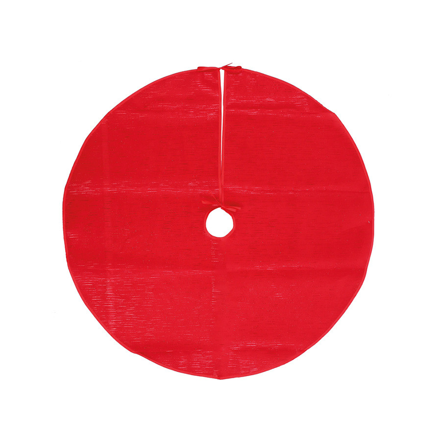 Saia Para Árvore de Natal - Vermelho - 90x90cm  - 1 unidade - Cromus - Rizzo - Home & Living