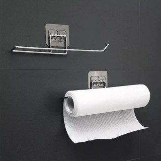 1/2/3 Porta Papel Toalha e Suporte de Filme de Alumínio para Parede de Cozinha