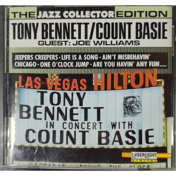 857 - CD - Tony Bennett & Count Basie Orchestra , Guest: Joe Williams – Tony Bennett & Count Basie - 1990