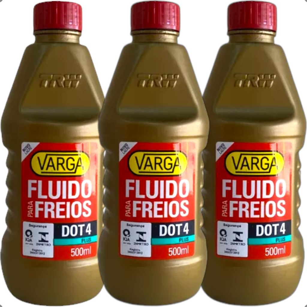 Kit 3 Oleos Fluido De Freio Dot4 Varga Trw Rclf00054 Original