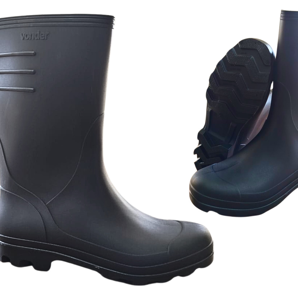 Bota Preta Vonder PVC