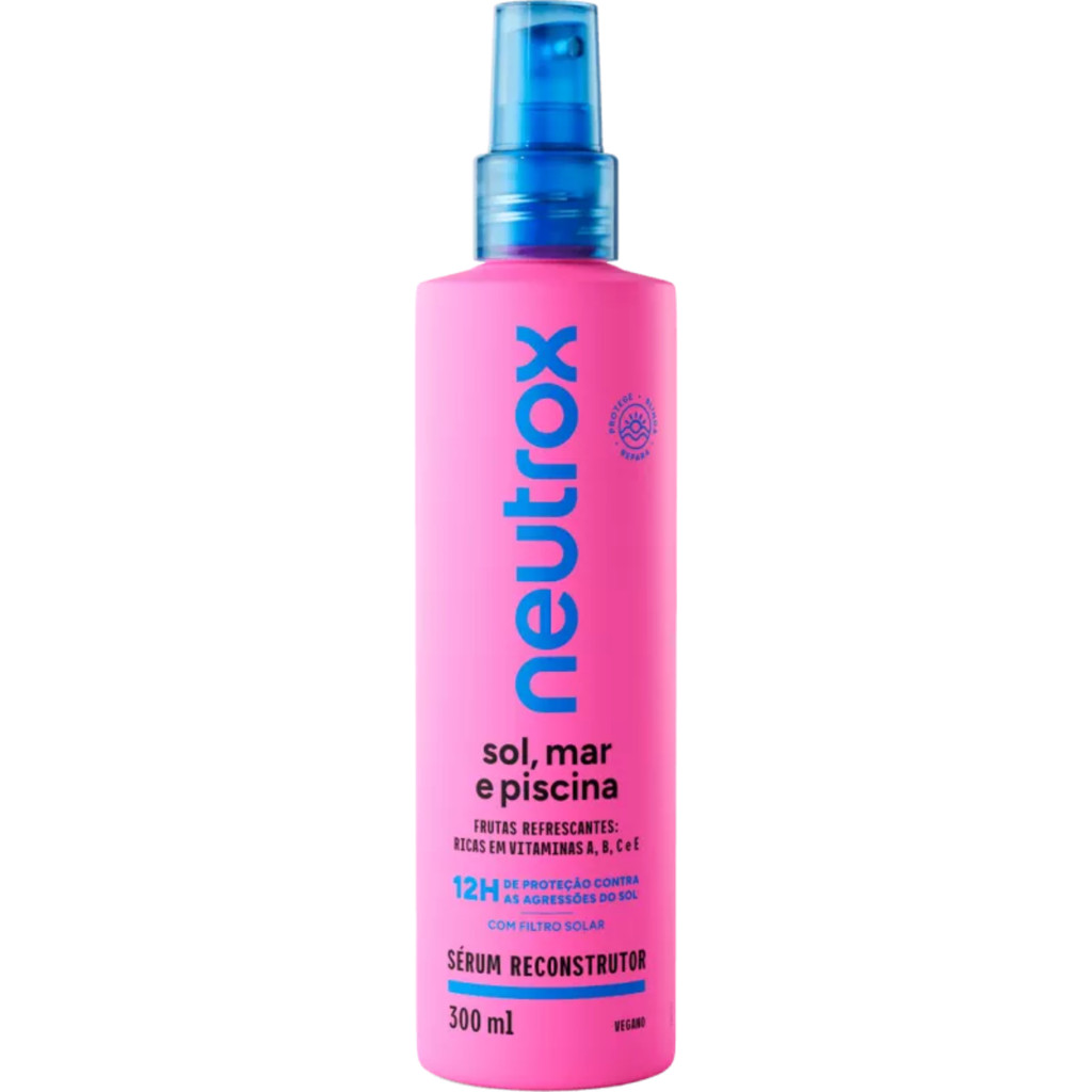 Sérum Reconstrutor Neutrox Sol, Mar e Piscina 300ml em Oferta na Shopee