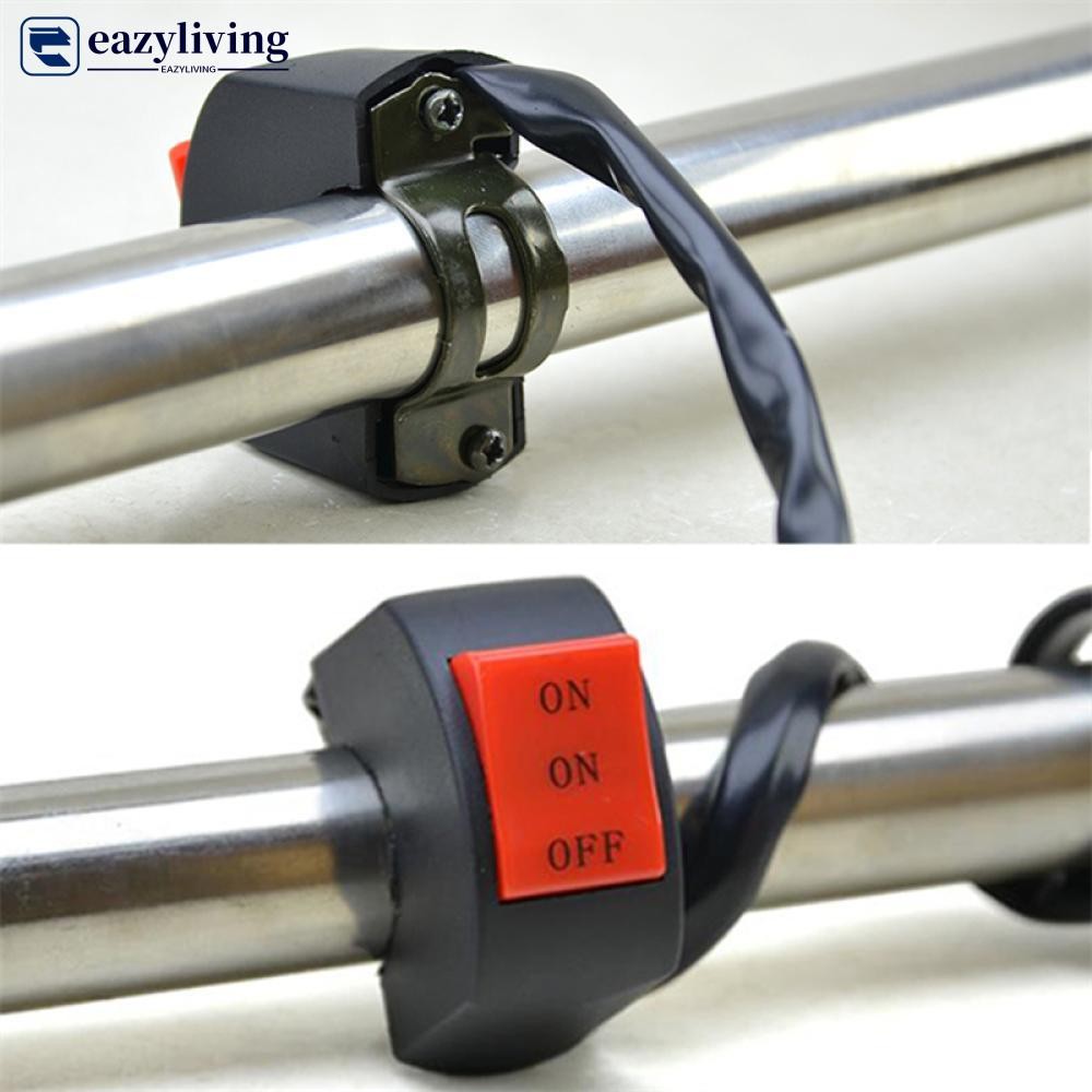 EAZYLIVING Motocicleta Guiador LED Interruptor Do Farol Muito Perto De Três Linhas Botão De Luz Condução Moto H1Q8 em Oferta na Shopee