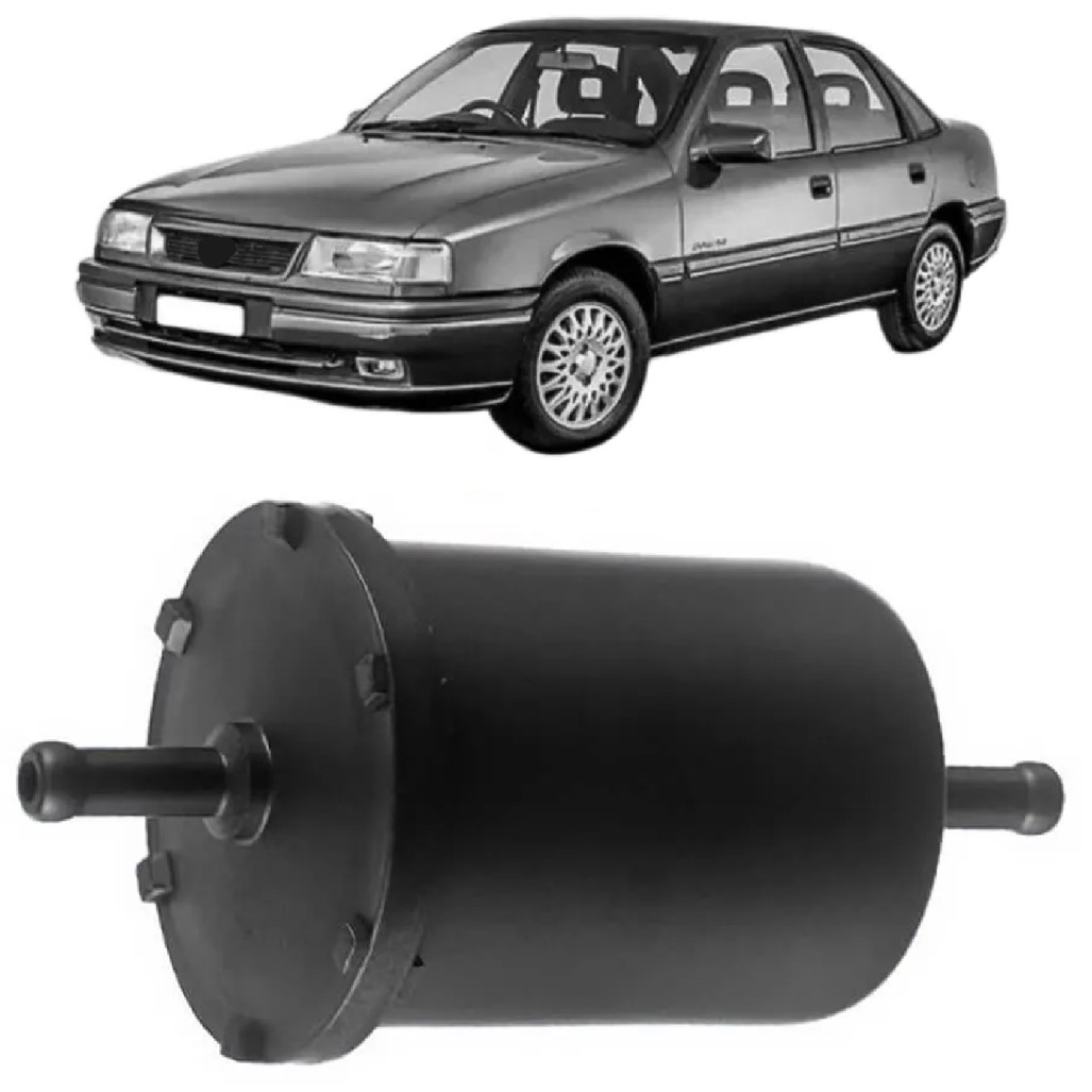 Filtro Combustível Uno L200 Blazer Astra Vectra Kadett Em Linha Metal Leve