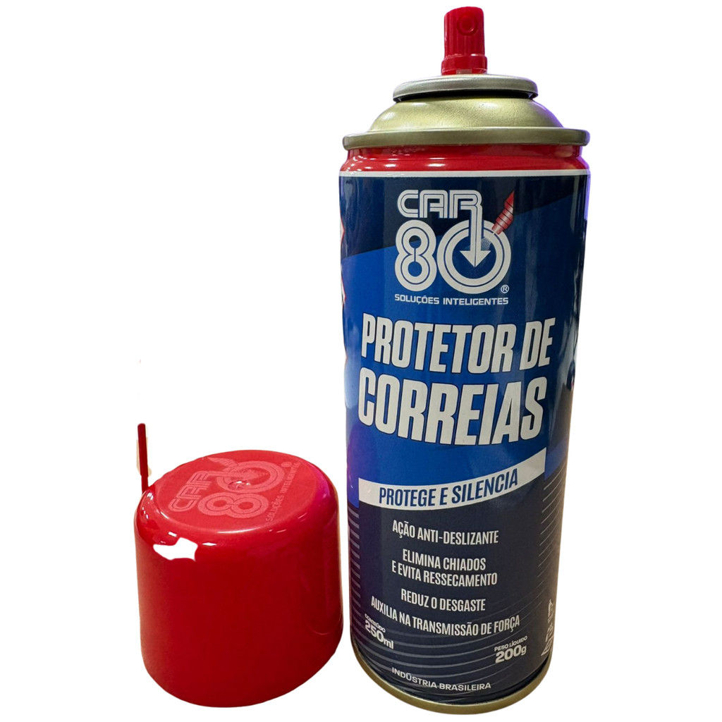 PROTETOR CORREIA CAR80CORREIA 250ML SPRAY | Antirruído de Correias em Oferta na Shopee