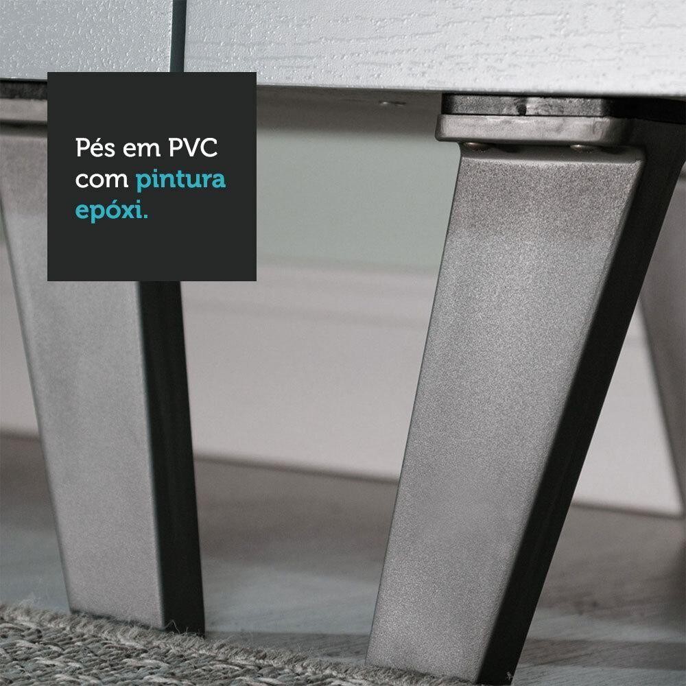 Armário De Cozinha Completa 260cm Cinza Nice 04 Cinza