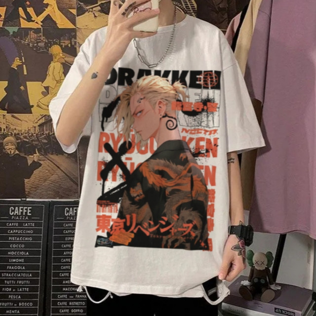 Camisa Unissex Tokyo Revengers Anime Tokyo Manji Draken Mikey - Blusa 100% Algodão - Envio Rápido - Polar Clothing Store