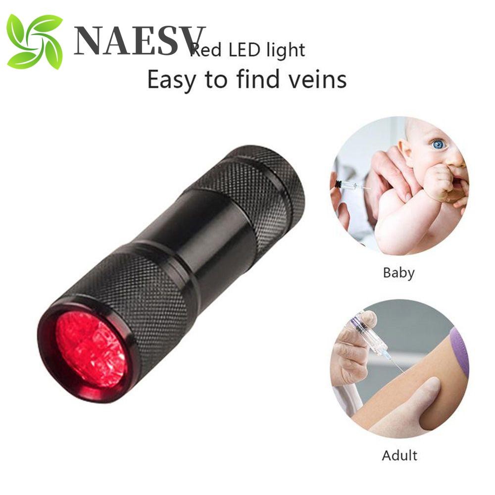 NAESV Lanterna Ferramenta De Luz Vermelha Paciente Infravermelho Portátil Trans Iluminador Visualizador