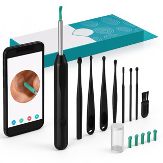 Limpador de Ouvido Otoscópio NE3 com Câmera Removedor de Cera Limpeza Wireless em Oferta na Shopee