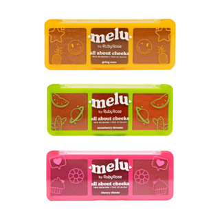 Trio De Blush Ruby Rose Melu All About Cheeks Rr1000M em Oferta na Shopee