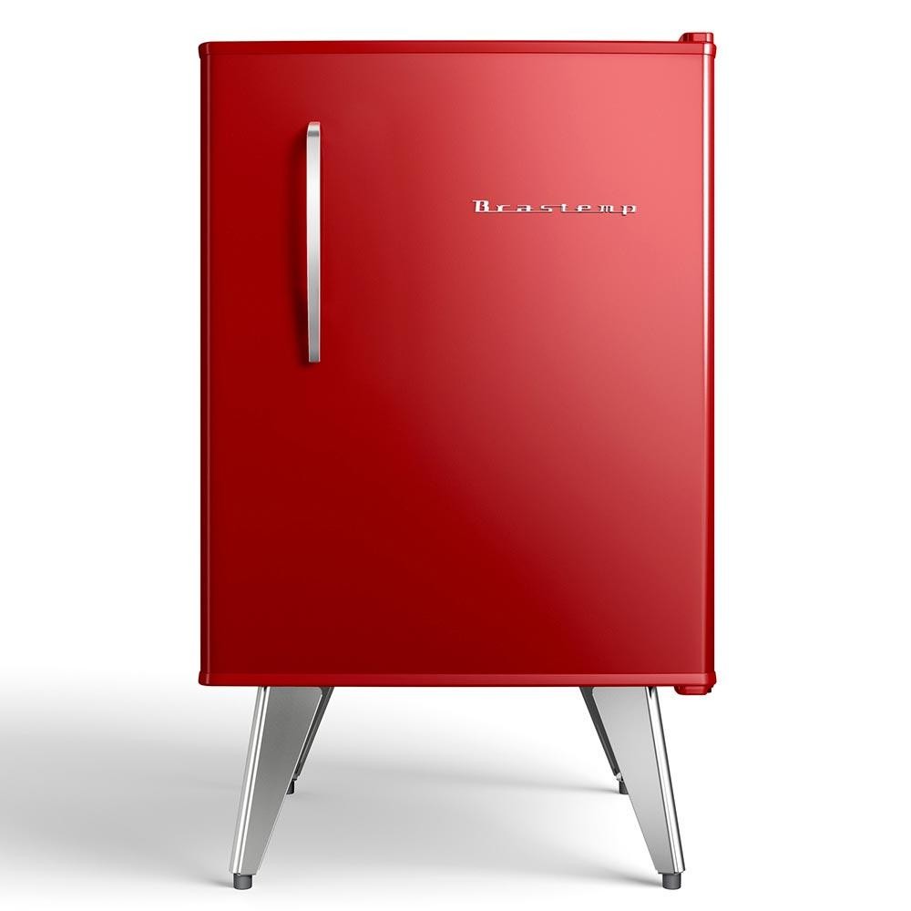 Detalhes do Frigobar Brastemp Retrô 76 Litros Classic Red - BRA08HV