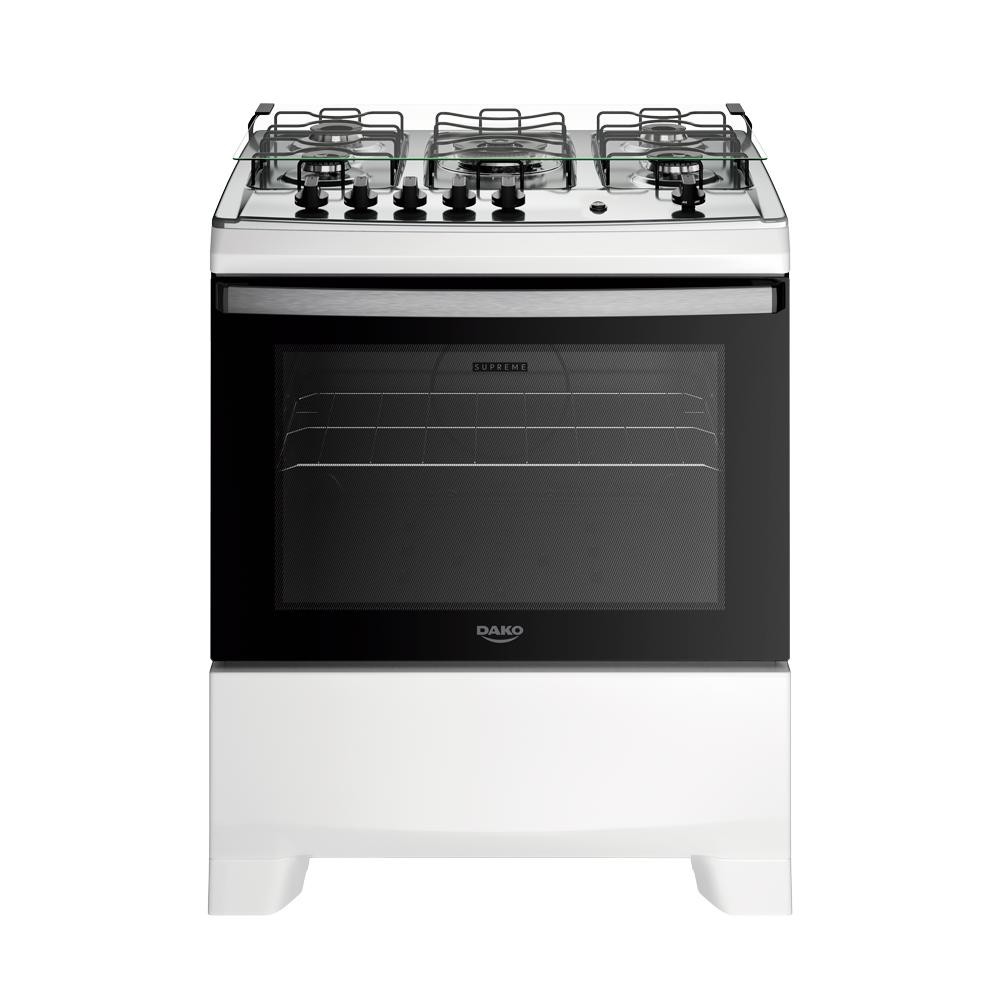 Fogão 5 Bocas Dako com Mesa Inox Supreme Tripla Chama Bivolt em Oferta na Shopee