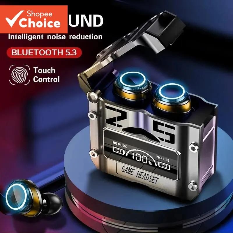 M25 TWS Fones De Ouvido Sem Fio Bluetooth Controle De Toque Redução De Ruído Estéreo Display LED