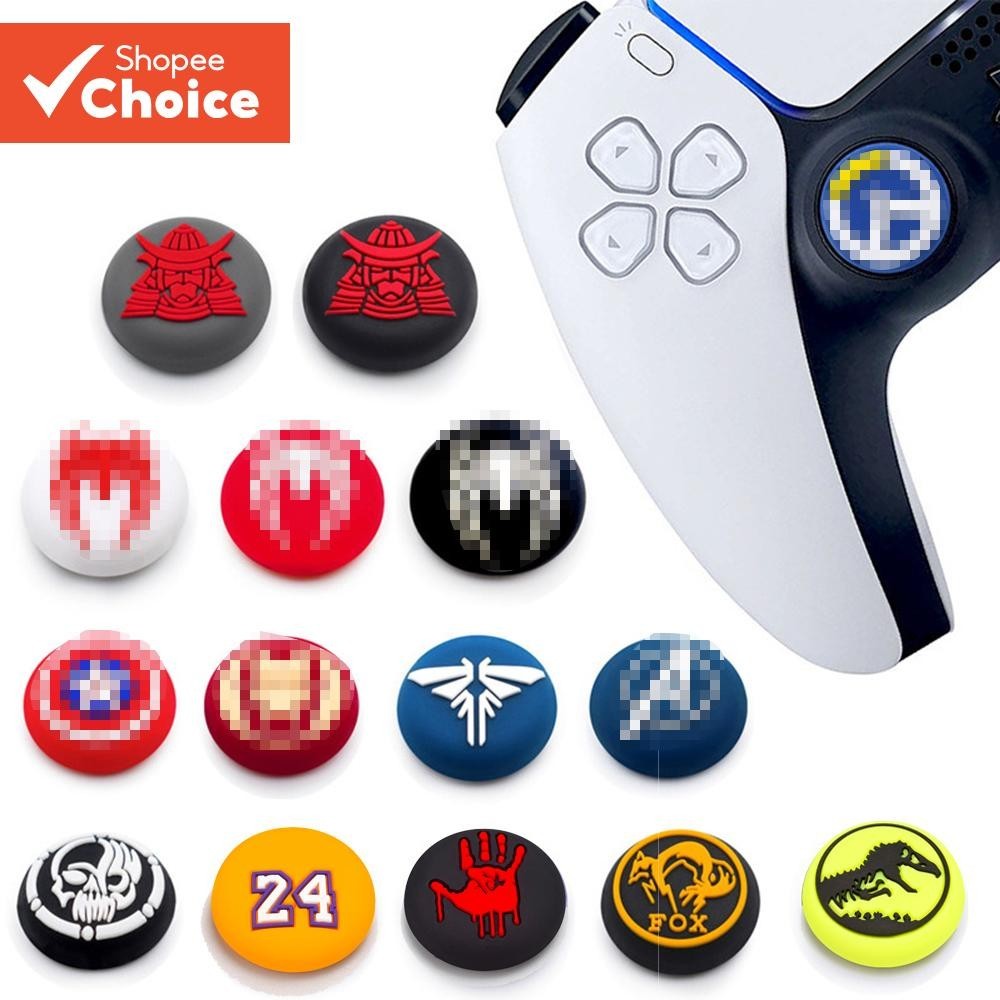Tampas De Aperto De Polegar 2 Peças Para Sony Playstation5 PS5 PS4 PS3 PS2 XBOX Um Controlador Joystick De Silicone Maci
