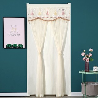Cortina de porta de verão renda Velcro Design Anti-mosquito gaze cortina quarto cozinha partição mosquito voar decoração