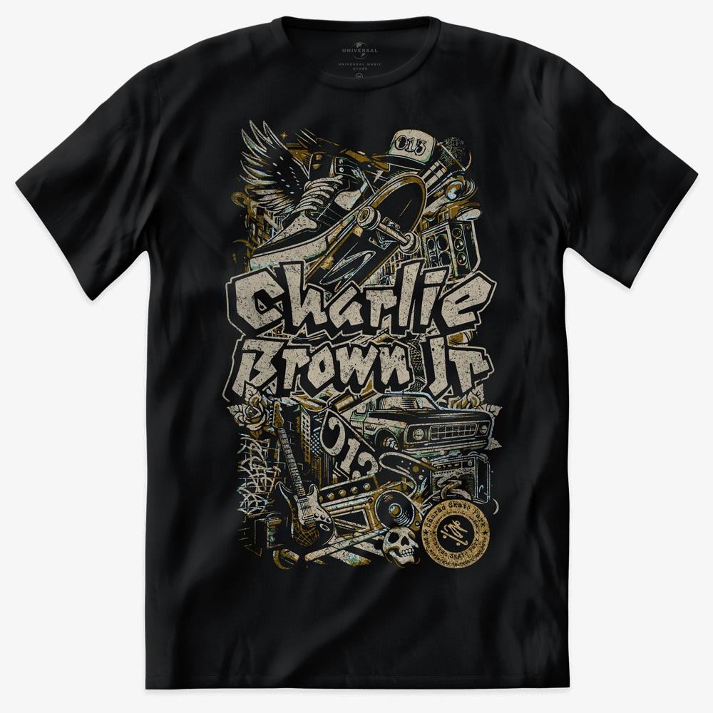 Camiseta Charlie Brown Jr - Para Sempre Charlie Brown Jr - Women Clothes