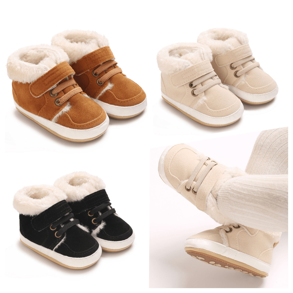 Botas De Inverno Para Bebês – Sapatos De Neve De Algodão Macio Crianças | Primeiros Caminhantes Quentes 0-24 Meses Desig