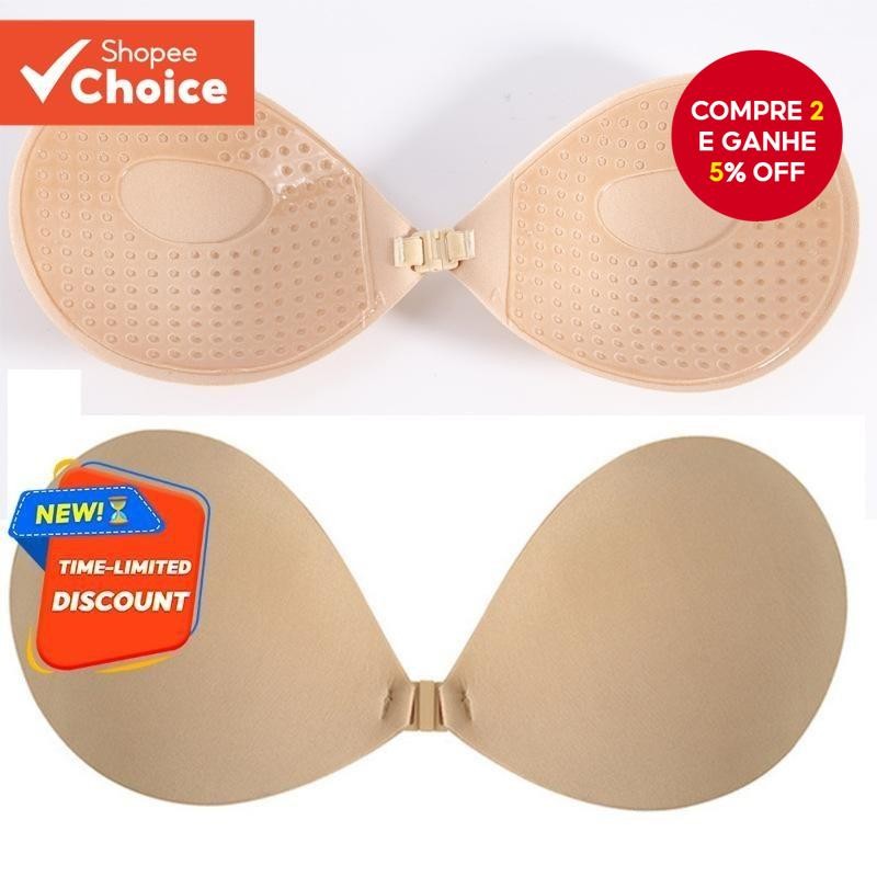 Sutiã Push-Up Com Gancho Frontal-Intensificador De Copo Redondo Para Bustos Pequenos , Sem...