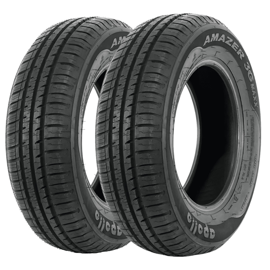 Casal De Pneus Gol G1/G2 Apollo 175/70-13 Amazer 3G Maxx