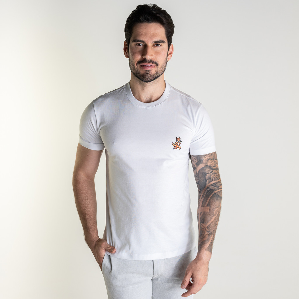 Camiseta Acostamento Fox Branca