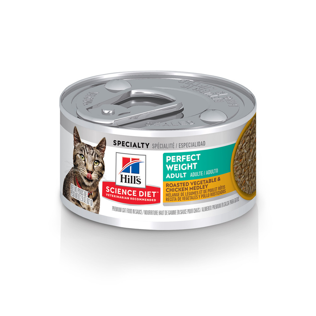 Ração Úmida Hill s Science Diet Peso Perfeito para Gatos Adultos Sabor Frango 82g em Oferta na Shopee