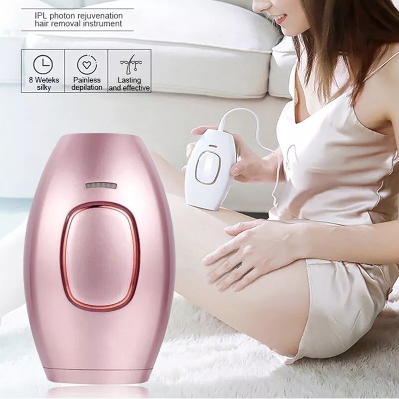 Máquina de depilação a laser de IPL para remoção dos pelos  Indolor  para rosto feminino e corpo -Techo Pro