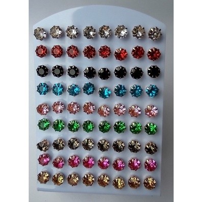 kit CARTELA 36 pares DE Brinco Ponto De Luz  crista   IDEAL para revenda/PRESENTE em Oferta na Shopee