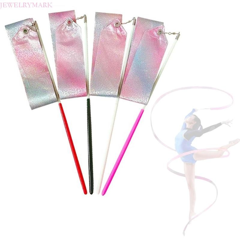 Fitas Dança Judeu Streamers Ginástica Dacing Varinha Ritmo Perfeito Varas Para Talentos Mostra Giran