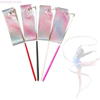 Fitas Dança Judeu Streamers Ginástica Dacing Varinha Ritmo Perfeito Varas Para Talentos Mostra Giran