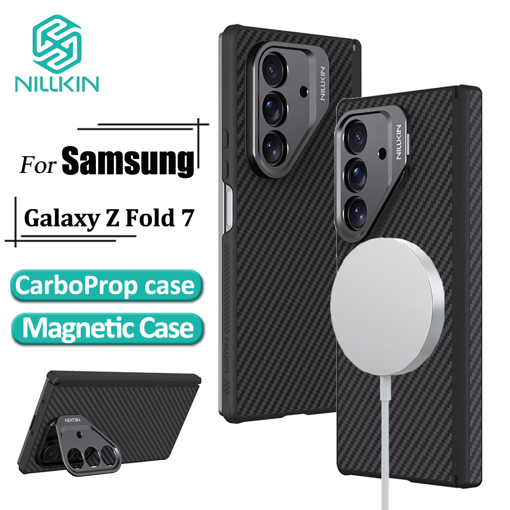 Capa Dobrável Nillkin Para Samsung Galaxy Z Fold 7/Fold7 Fibra De Aramida + TPU