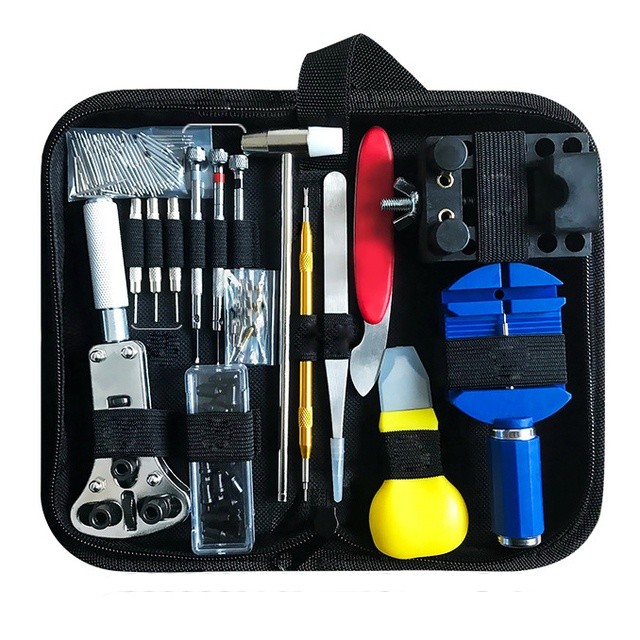 Kit Relojoeiro 147pcs Ferramentas Reparo Conserto Relogios