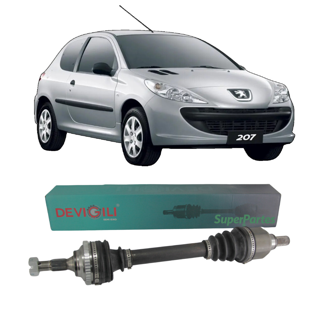 Semi Eixo Peugeot 207 1.6 Câmbio Automático AL4 Lado Esquerdo 25x26