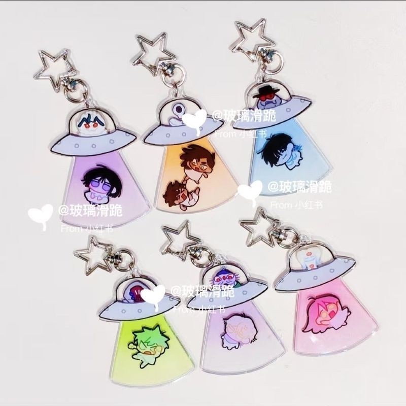 TV Alien STAGE Anime Homens Keychian Mulheres Invasão Mizi Sua Até Ivan Hyuna Luka Acrílico Chave Chian Bolsas Chaveiro em Oferta na Shopee
